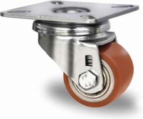 CASCOO Lenkrolle Serie SWU5 mit Doppelkugellager, Durchmesser: 35 mm, verzinkter Stahl - Bild 1