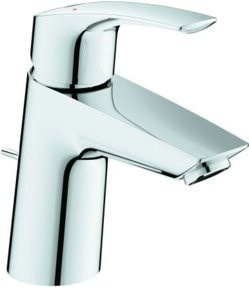 Grohe Eurosmart Waschtisch-Einhebelmischer in Chrom mit Pop-up-Abfluss und wassersparender Funktion - Bild 1