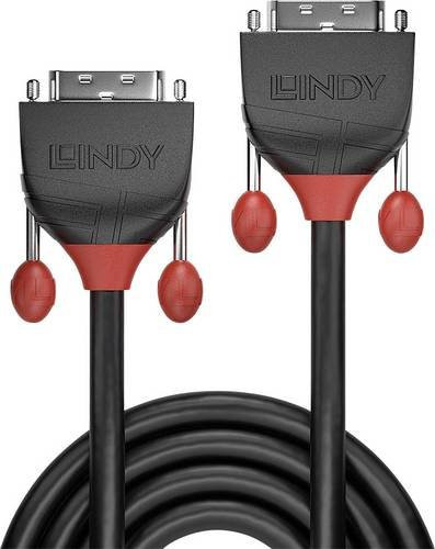 Lindy DVI-D 24+1pol. Anschlusskabel Schwarz 1,00 m - Bild 1