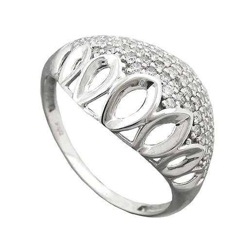 SIGO Ring 925 Silber, Zirkonia, Ringgröße 53, Unisex - Bild 1