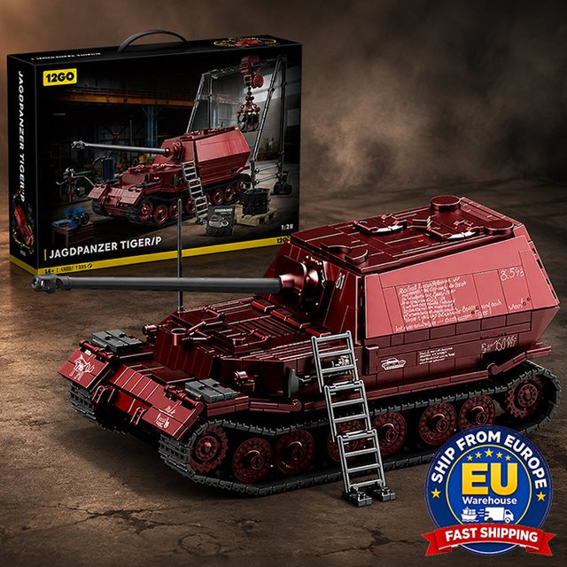 M MENBIS Jagdpanzer, Baustein-Modell, 1:28, ab 14 Jahren - Bild 1