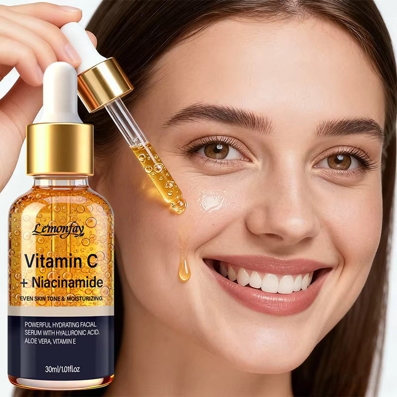 Lemonfay Gesichtsserum mit Vitamin C, Niacinamid, Hyaluronsäure & Aloe Vera - Bild 2