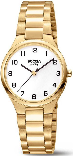 Boccia Damenuhr, Titanium, Quarz, 30 mm, Weiß, 5 ATM - Bild 1