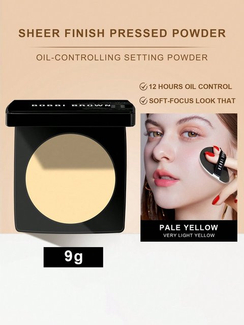 Bobbi Brown Sheer Finish Gepresstes Puder, Pale Yellow, 9g - Bild 1