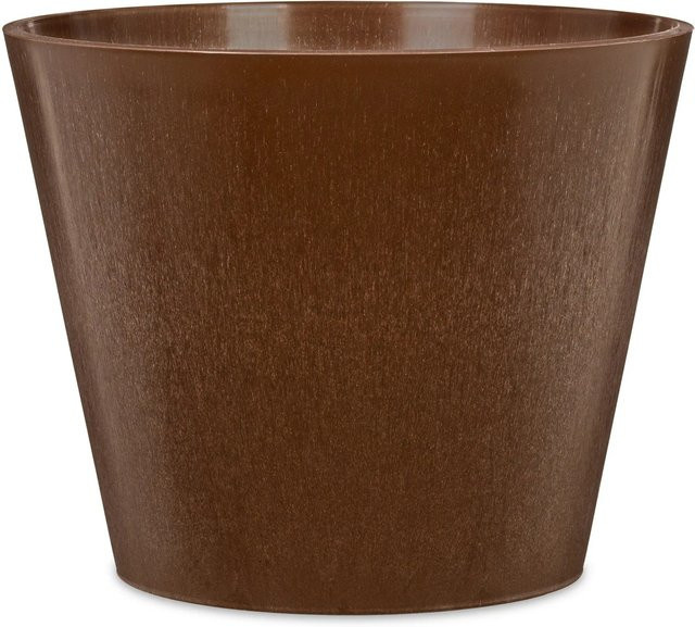 Scheurich Pflanzgefäß Purista+ mit Bewässerungseinsatz, Farbe Walnut, Durchmesser: 37 cm - Bild 1