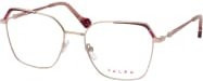 Yalea VYA 098 Korrektionsbrille, Vollrand, quadratisch, Metall, Damen, gold pink - Bild 1