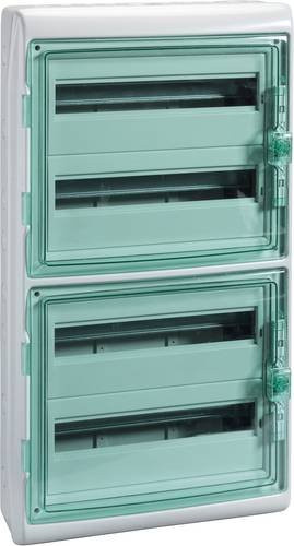 Schneider Electric Kleinverteiler 13437 für Oberflächenmontage, 72 Teilungen, 4 Reihen, Weiß - Bild 1