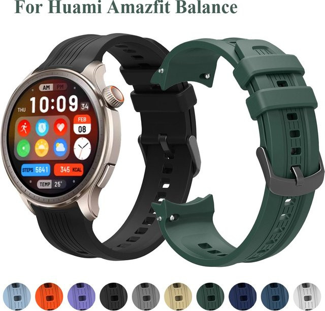 FancyWrist Uhrenarmband Silikon, Schwarz, Unisex - Bild 1
