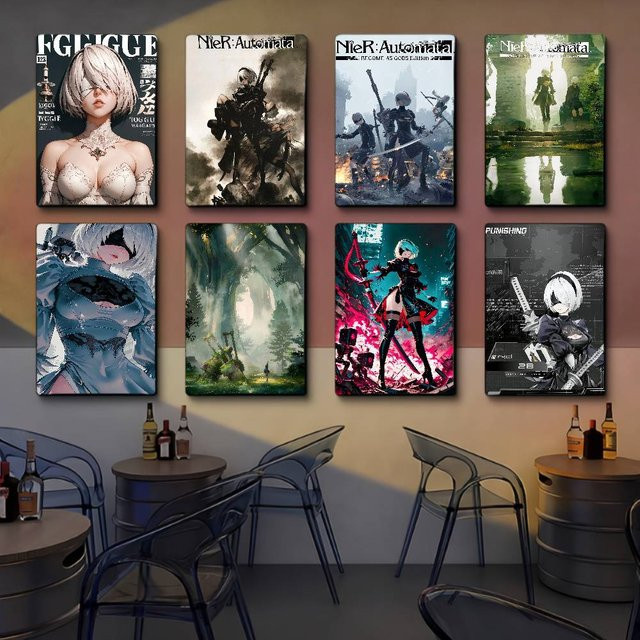NieR Automata Wandkunst Poster in Mehrfarbig für deine Heimdekoration - Bild 1
