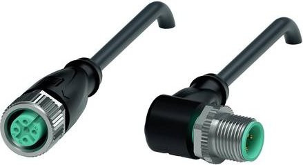 Pepperl+Fuchs 240778-100013 Sensor-Aktor-Steckverbinder konfektioniert, Farbe: Schwarz, Länge: 5 m, Polzahl: 4 - Bild 1