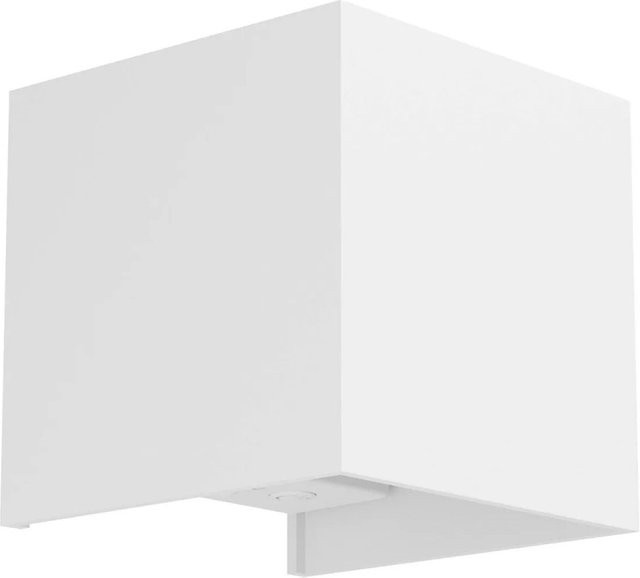 Eglo LED Außen-Wandleuchte RINCINE Weiß mit Bewegungssensor, quadratisch, 4000K, 270lm, B/H: 10 x 10 cm - Bild 1