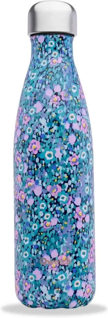 Isotherme Flasche Qwetch Originals Giverny in Blau und Mehrfarbig, 0,42 l - Bild 1