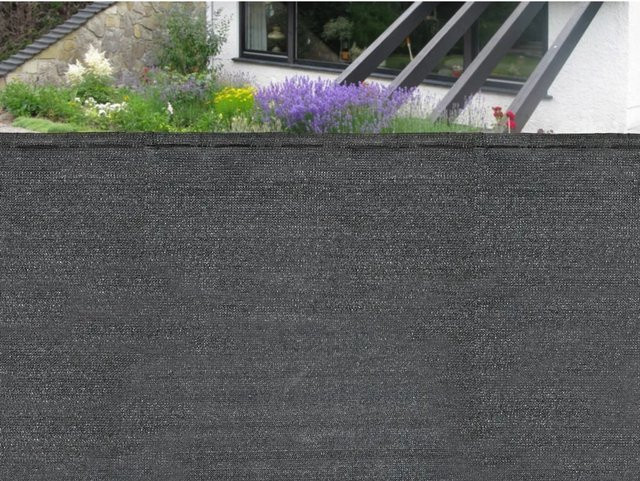 Floraworld Gewebe aus HDPE in Matte Anthrazit - Bild 1