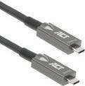 ACT USB-C auf Optisches Kabel USB-C 3.2 Gen2 AOC Verbindung Schwarz - Bild 1
