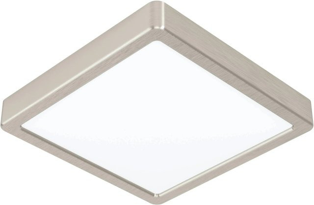 Eglo LED Aufbauleuchte Fueva 5 eckig in Nickel-Matt mit warmweißem Licht, 17 W - Bild 1