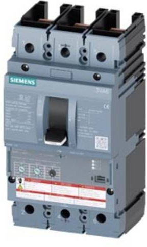 Siemens 3VA6140-7HL31-2AA0 Leistungsschalter in Grau mit einem Einstellbereich von 16 - 40A und einer maximalen Schaltspannung von 600 V/AC - Bild 1