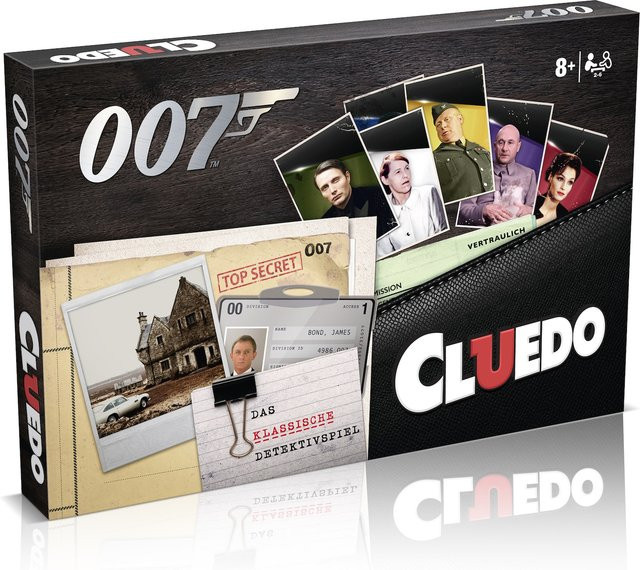 Winning Moves Cluedo James Bond Edition, Brettspiel, ab 8 Jahren - Bild 1