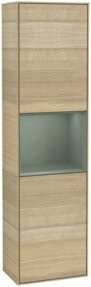 V&B Hochschrank Finion mit LED-Beleuchtung und Glastüren, B/T/H: 41,8 x 27,0 x 151,6 cm - Bild 1