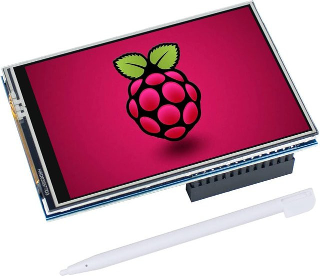 AOKIN 3,5 Zoll Touchscreen Display Modul für Raspberry Pi mit 320x480 TFT Touch Screen und Touch Pen - Bild 1