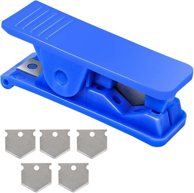 ZWICKE PTFE-Kunststoff-Schlauchschneider in Blau für präzises Schneiden von Nylon, PVC und PU-Schläuchen sowie Rohren - Bild 1