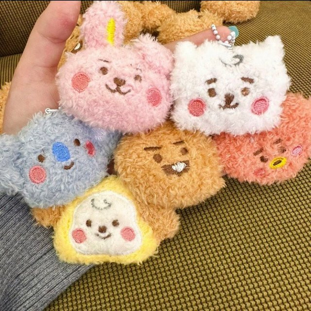 BT21 Shooky Chimmy Tata, Mini-Plüsch-Schlüsselanhänger - Bild 1
