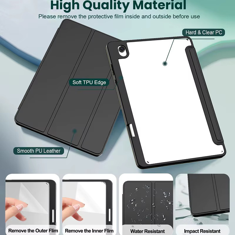 Samsung Magnetische Schutzhülle mit Stifthalter für Galaxy Tab S11, Tab A11 Plus und Tab A9 Plus 11 Zoll sowie 8,7 Zoll, abnehmbare Abdeckung, Blau und Schwarz - Bild 2