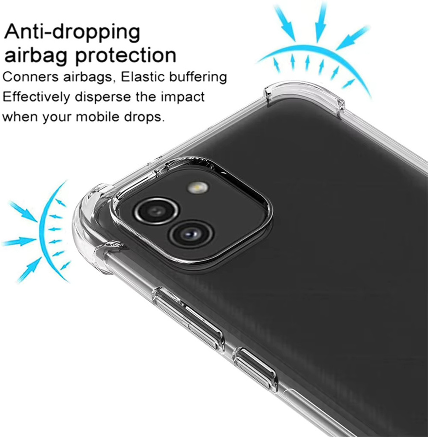 Stoßfeste transparente Silikonhülle für Samsung Galaxy A-Serie (A12, A13, A14, A22, A23, A24, A32, A33, A34, A52, A53, A54, A72, A73 5G) - Bild 2