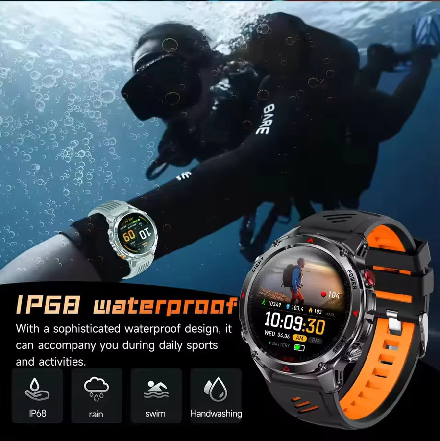 T-Rex 3 Ultra Smartwatch, GPS, Schwarz, Silikon, Herren - Bild 6