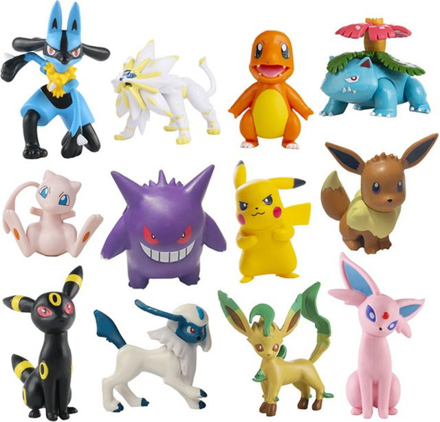 TAKARA TOMY Pokémon Gengar Pikachu Eevee Greninja Mewtwo Actionfiguren - Bild 1