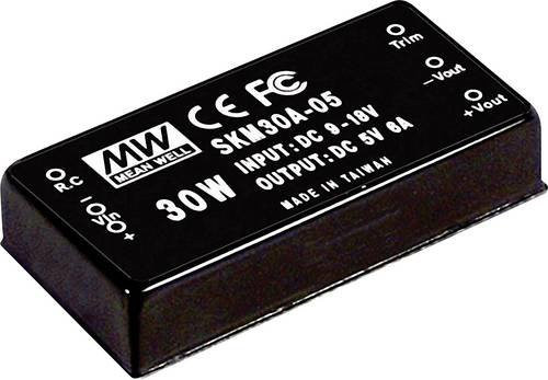 Mean Well MW SKM30C-15 DC/DC-Wandler 30W Schwarz mit 1 Ausgang - Bild 1