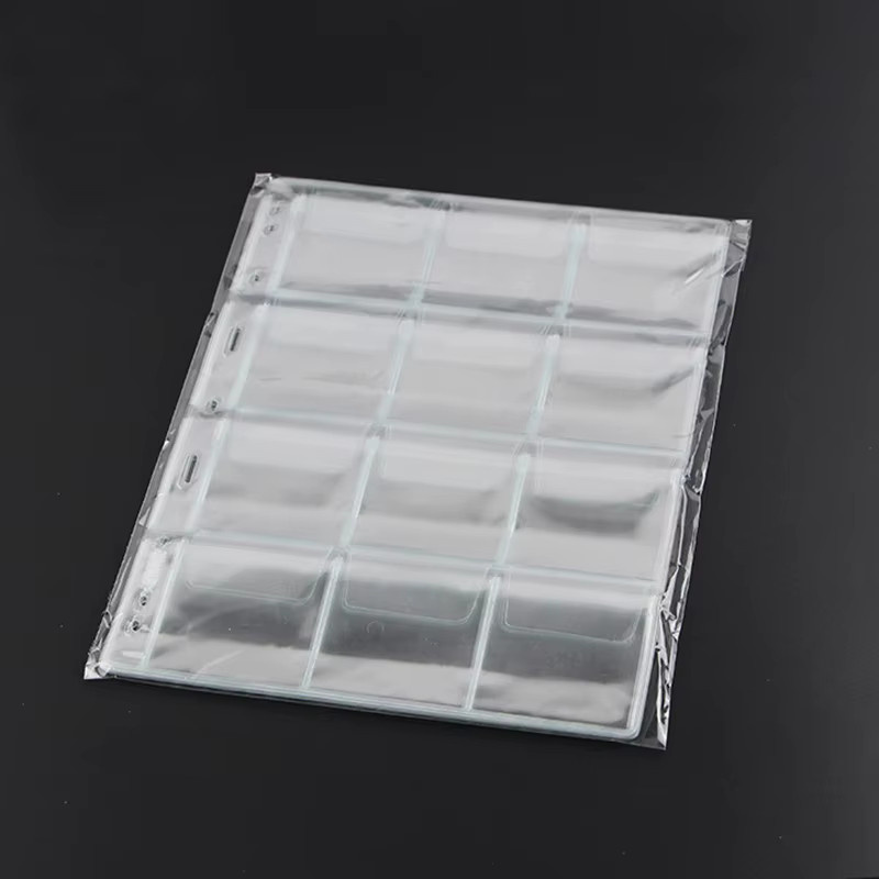 Klassisches Münzalbum aus transparentem Kunststoff mit 9/12 Gittern zur sicheren Aufbewahrung und Sammlung deiner Münzen - Bild 3