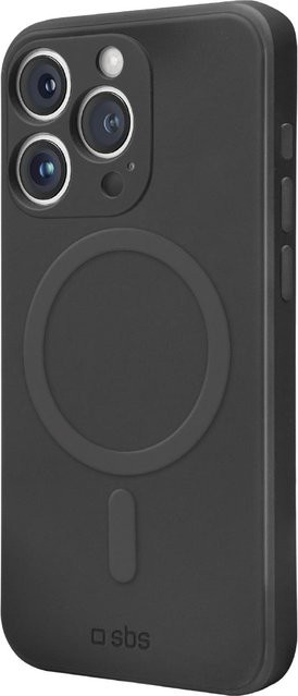 SBS MagSafe-kompatible Schutzhülle für iPhone 15 Pro in Schwarz - Bild 1