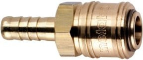 Metabo Schnellanschlusskupplung Euro 6 mm aus Messing in Gold - Bild 1