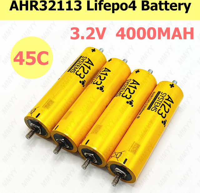 SUYIJIA LiFePO4 Lithium-Eisenphosphat-Batterie 3,2 V 4000 mAh Gelb - Bild 1