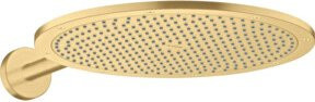 Hansgrohe Axor Kopfbrause Oval in Gold mit Arm und Mist-Spray Funktion - Bild 1