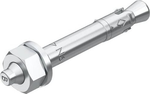 OBO Bettermann Nagelanker N 6-5-10/49 aus verzinktem Stahl in Silber - Bild 1