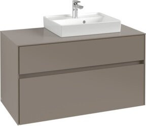 Villeroy & Boch Waschtischunterschrank Collaro in Marine Blue, Wandmontage, B/H/T: 100 x 50 x 54,8 cm - Bild 1