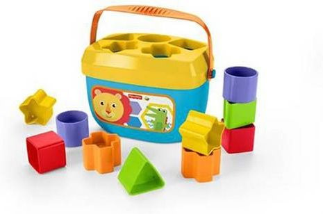 Fisher Price Babys erste Bausteine Steckspiel mit bunten Formen ab 6 Monaten - Bild 1