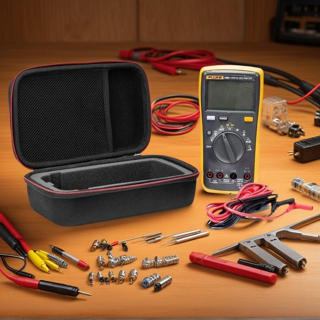 Tragbare EVA-Hülle als harte Reisebox für Xiaomi Baseus 20000 mAh Powerbank und Autobatterie-Ladegerät in Schwarz oder Rot - Bild 1