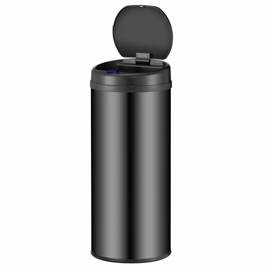Juskys Automatik Mülleimer mit Sensor 50 l in Schwarz - Bild 2