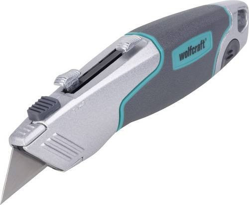 Wolfcraft Profi Snap-Off Messer mit 18mm Klinge in Silber - Bild 1