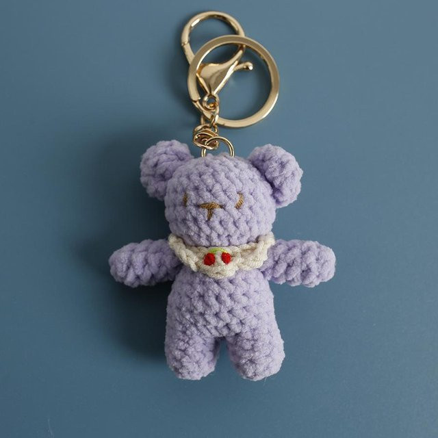 Linyi toy Schlüsselanhänger, Bär, grau, Unisex - Bild 1