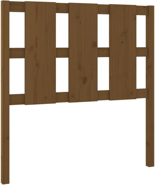 vidaXL Kopfteil aus Massivholz Kiefer in Honigbraun, B/T/H: 95,5 x 4 x 100 cm - Bild 1