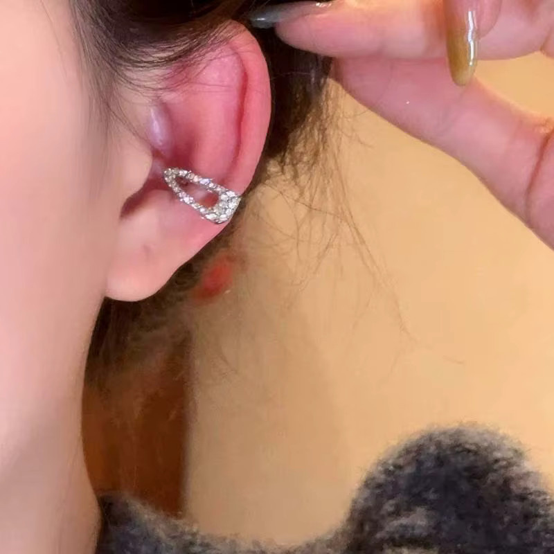 Ohr Manschette sharelucky, Silber, Kristall, Damen - Bild 2