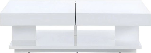 Couchtisch Aramis von Vente-unique in Weiß, rechteckig, B/T/H: 120 x 60 x 35 cm - Bild 1