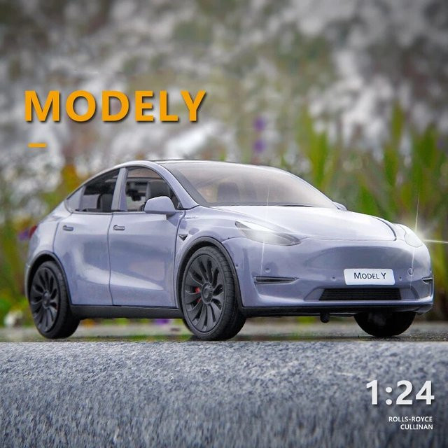 XMD Modell Y Spielzeugauto, 1:24, Schwarz, ab 3 Jahre - Bild 1
