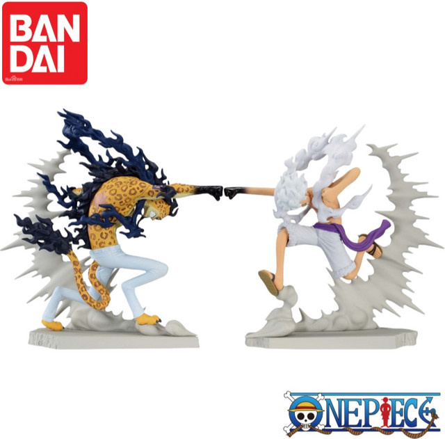 Bandai One Piece Monkey D Ruffy und Rob Lucci, Actionfigur - Bild 1