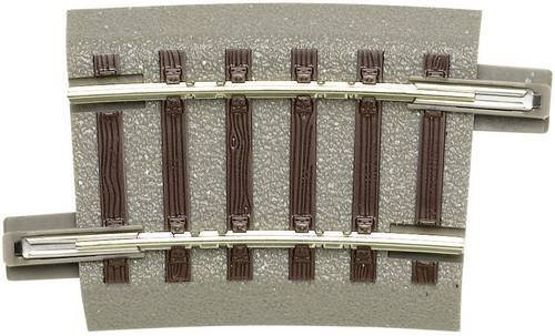 Roco geoLINE Gebogenes Gleis, H0, mit Bettung, 6-teiliges Set - Bild 1