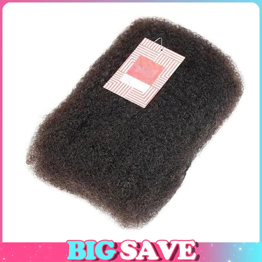 Debut Afro Kinky Curly Bulk Echthaar, Peruanisches Haar, Unisex - Bild 3