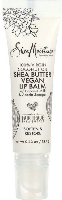 SheaMoisture Lippenpflege mit Sheabutter, Kokosmilch, 12,2 g - Bild 1